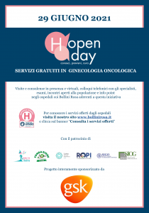 GINECOLOGIA ONCOLOGICA: (H)OPEN DAY DI FONDAZIONE ONDA – 29 GIUGNO 2021