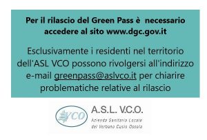 Green Pass &#8211; informazioni utili