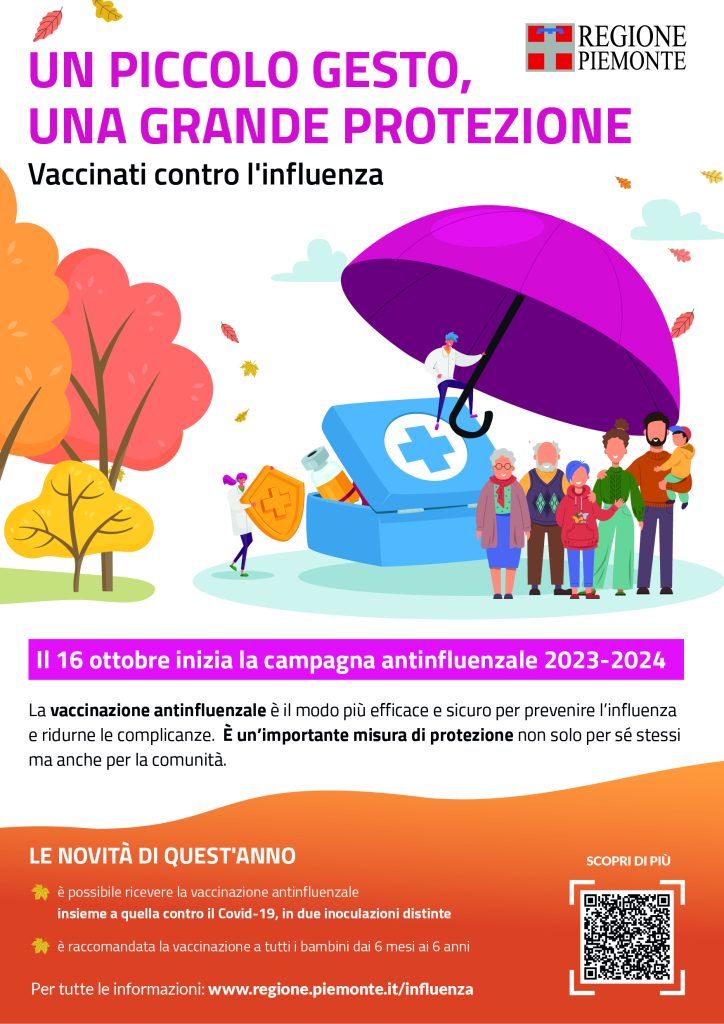 CAMPAGNA DI VACCINAZIONE ANTINFLUENZALE E ANTICOVID-19 2023/2024  &#8211; DAL 16 OTTOBRE SONO DISPONIBILI I VACCINI