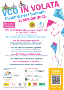 GIRO D’ITALIA DELLE CURE PALLIATIVE PEDIATRICHE:  “VCO IN VOLATA”