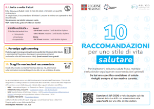 Corretti stili di vita