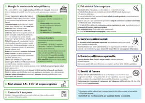 Corretti stili di vita