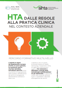 PERCORSO FORMATIVO MULTILIVELLO  LA HTA DALLE REGOLE ALLA PRATICA CLINICA NEL CONTESTO AZIENDALE