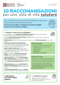 Corretti stili di vita